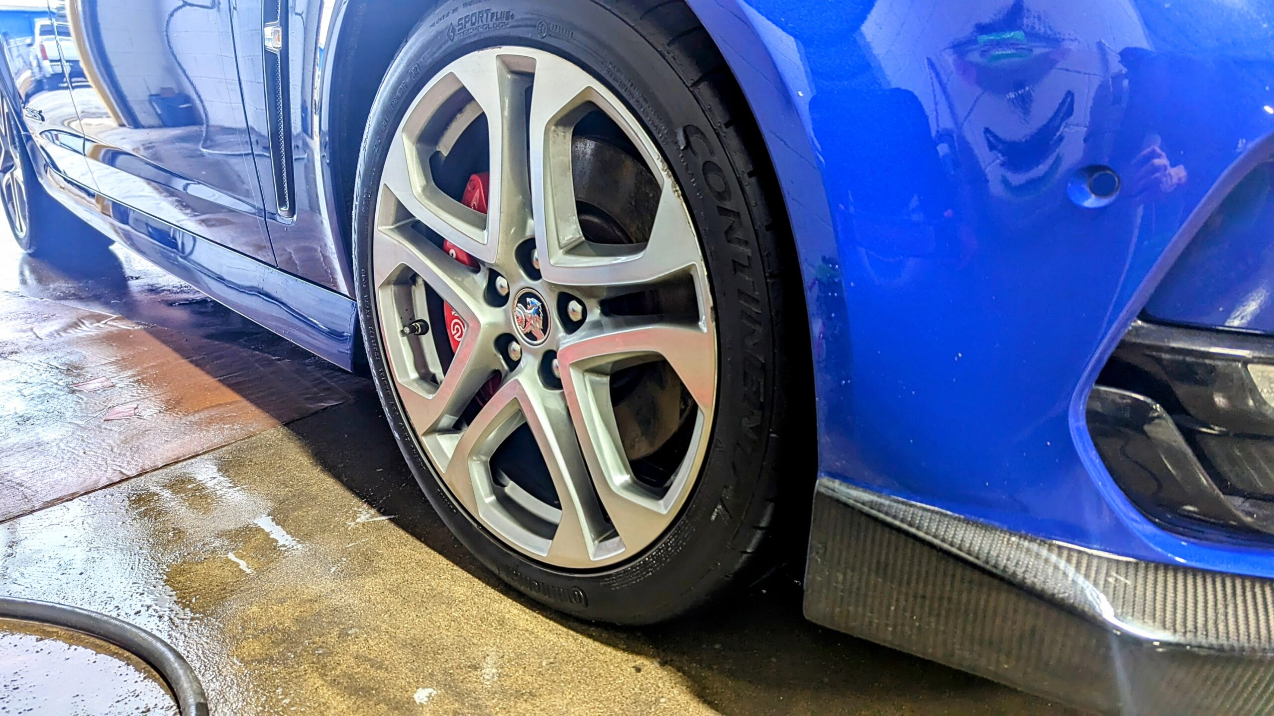 Ceramic Coating on Wheel After Removing Brake Dust with Iron Remover